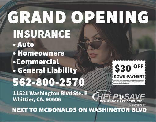 Auto Insurance Whittier Ca | Aseguranza de carros Whittier | Seguros de carro Whittier