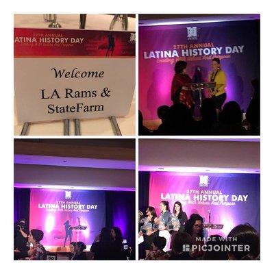 I was honored to Represent State Farm at the Latina History Day Event.