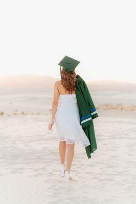 Senior session at White Sands National Park