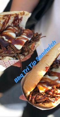 BBQ Tri Tip Sandwich