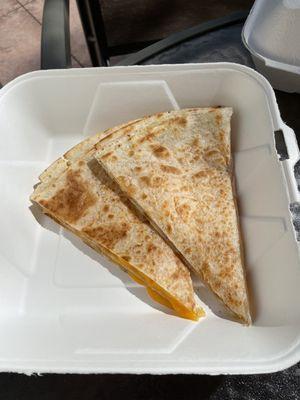 Cheese quesadillas