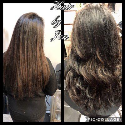 Fuller thicker hair before & after