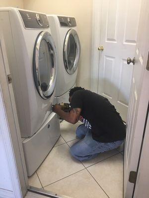 We Also install dryer and washer