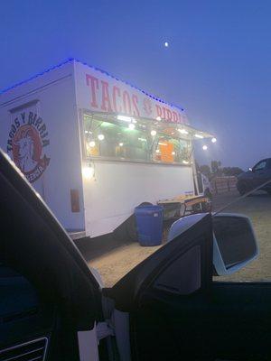 Taco truck off Jurupa and Bain