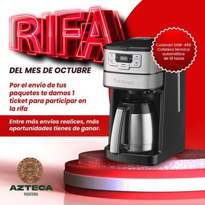 Gana una Thermal Coffeemaker para tu familia en México ¡No dejes pasar esta gran oportunidad! Paquetería Azteca te premia por realizar