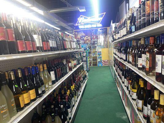 Wine section