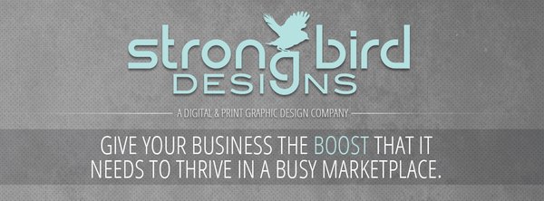 Strong Bird Designs, LLC can design Facebook business cover images.  Graphic designer in Mooresville, NC, designing Nationwide.