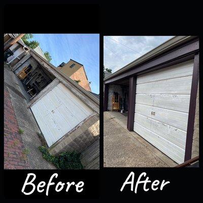 Garage Trim Replacement and Paint