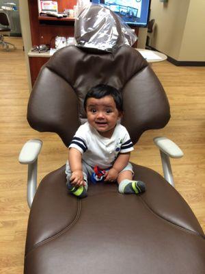 It is never Too early to start at the Dentist...