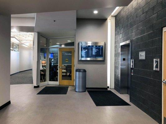 Columbus Clinic building lobby