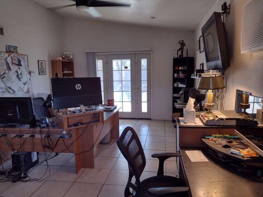 large add on separate home office. zero overhead.