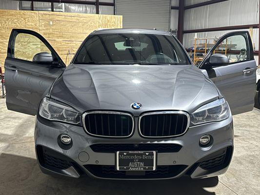 X6 before tint