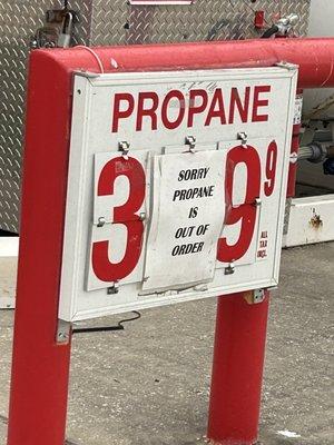 No propane for months