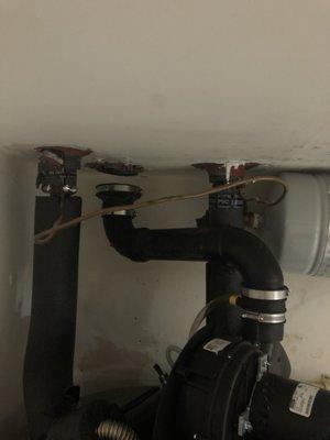 Once month after installation, I found the vent pipe was disconnected.