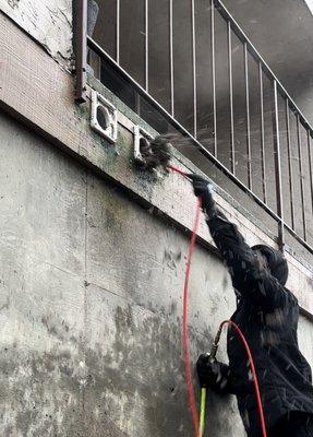 Saving a community, they had 40 feet of 100% clogged vents!