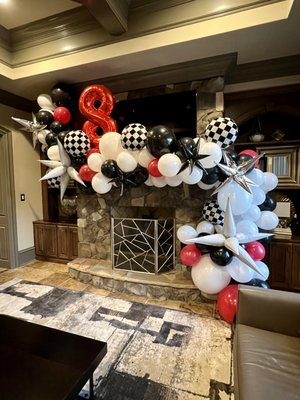 Organic Balloon Garland Display