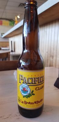 A perfect accompaniment to a Delicious Meal Pacifico Beer