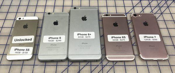 We have iPhones for sale! 7/31/2017