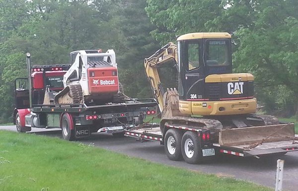 Towing Construction Equipment