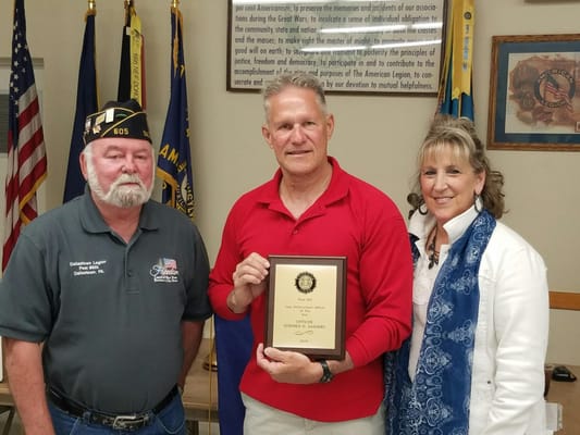 Officer Steve Sanders Officer of the Year Award Dallastown Post 605 American Legion