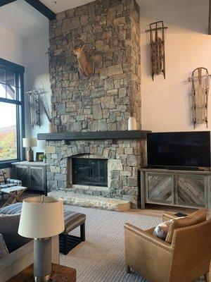 Fireplace renovation