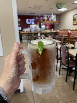 That is the best cold frosted mug for beer