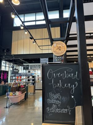 Signage inside Lexington Market