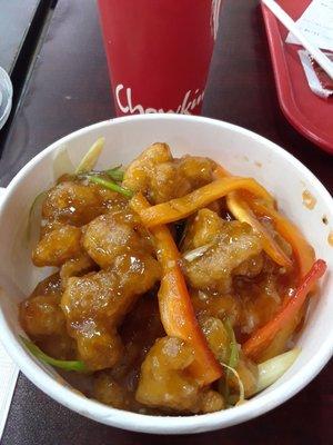 Sweet & Sour Chicken was pretty good.