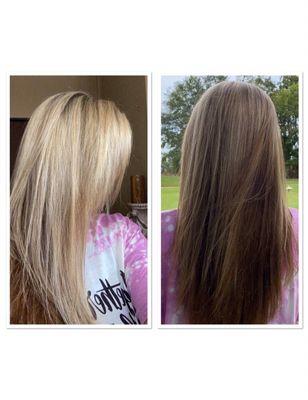 Highlights and hair color