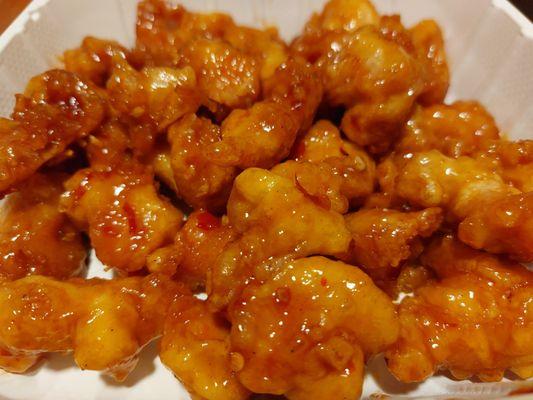 Spicy honey chicken (Orange Chicken)