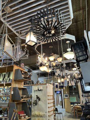 Tons of light fixtures