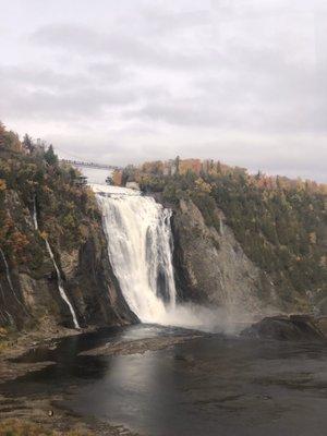 Montmorency Falls in Quebec City