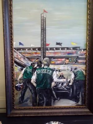 Fuzzy's painting but selling prints.