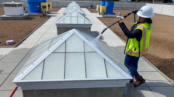 AAMA 501.2 Water Testing of Skylights at a Bay Area Municipal Building