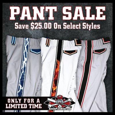 Save on instock pants! Only at www.RoverPlusNine.com