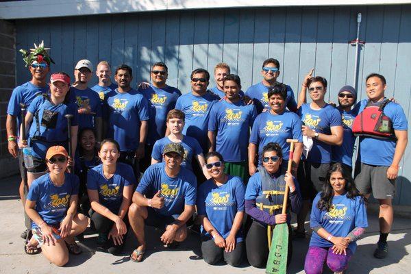 Capgemini Dragons racing at the largest international dragon boat festival in the US