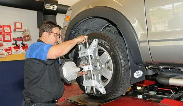 Keeping your vehicle aligned, reduces the wear on your tires. Get your alignment at our Herndon Store Today. Read More: http://bit.ly/1VBalk