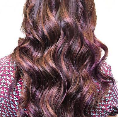 Lindsey Glova #pink #lowlights #babylights #balayage