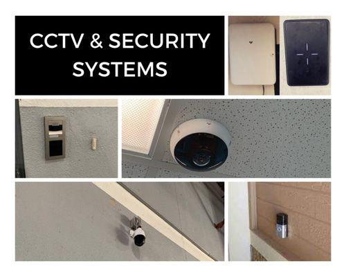 CCTV & SECURITY SYSTEMS  work done by us.