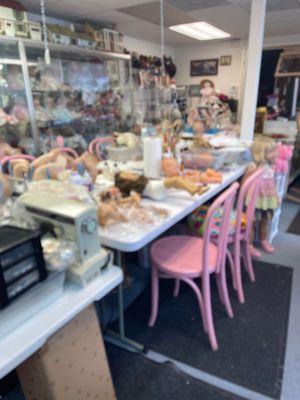 Take a doll-making class or bring in your doll for repair