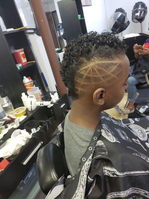 Barber cut and design