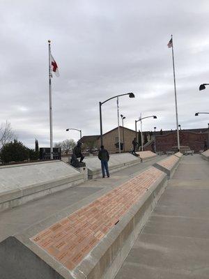 Down the memorial