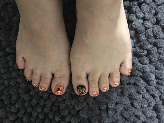 Halloween nails by Andy