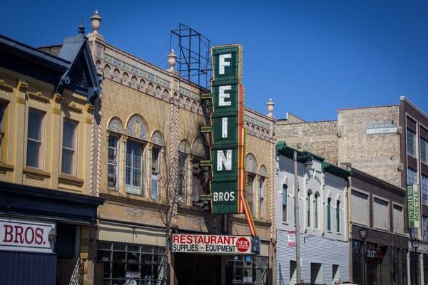 Exterior photo of Fein Brothers building on MLK Dr in Milwaukee