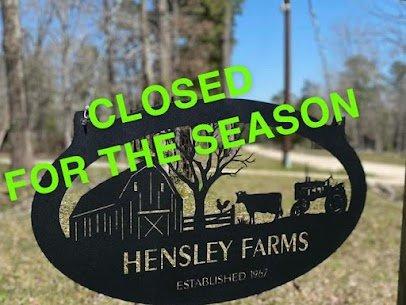 Hensley Produce is closed for the 2023 Season!  Thanks for a great year!!