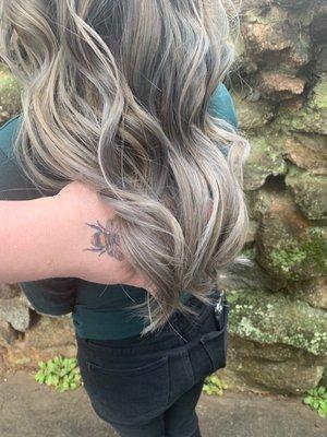 Gray balayage