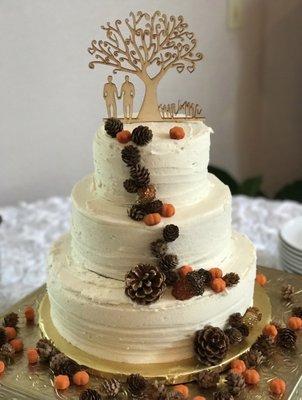 Fall Wedding Cake