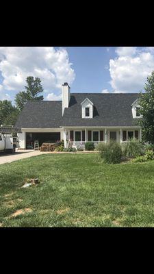 Homeowner received brand new architectural roof and windows from prior hail damage