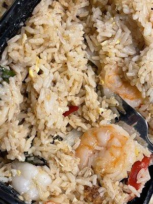 Spicy Fried Rice w/ Shrimp