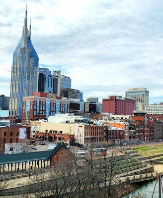 Downtown Nashville.